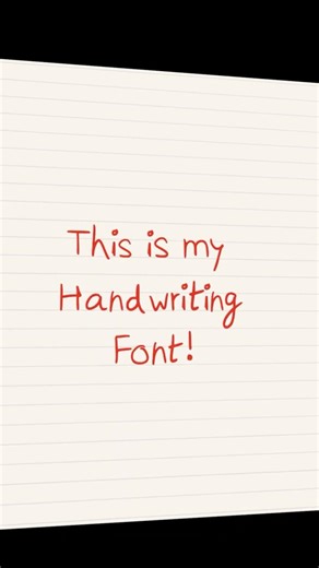 Turn your handwriting into a font