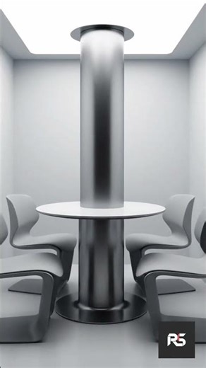 Column Dining Table | Four-Leaf Dining for Micro Apartments