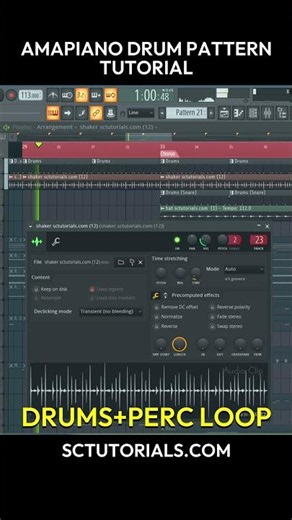 How to make Afrobeat drum pattern #beatmaker #musicproducer