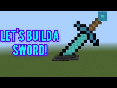 LET'S BUILD A SWORD IN MINECRAFT