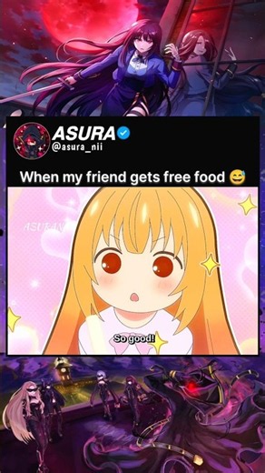 When my friend gets free food😅