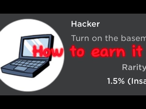 How to get the HACKER badge in ROBLOX BREAK-IN 🔪💻
