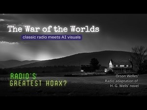 👽 The War of the Worlds (1938) – Orson Welles’ Legendary Radio Broadcast | Full Audio & AI Visuals