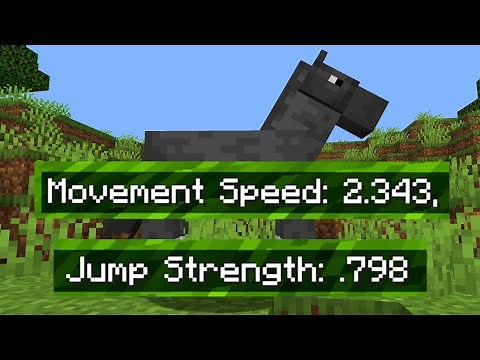 The Quickest Way to See a Horse's Stats in Minecraft! (No Mods/Datapacks, 1.13-1.16+)