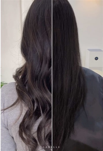 Ammonia-Free Permanent Hair Coloring in Mahogany Brown