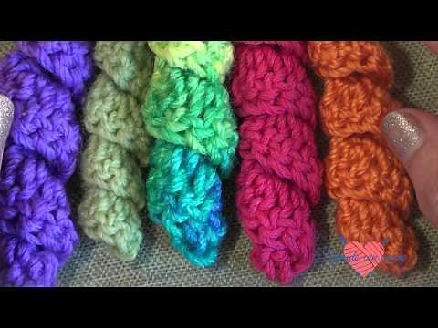 Cairelitos o espirales de crochet/crochet espiral