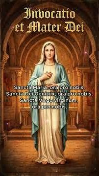 Invocation and Mother of God 🕯️ ✝️ 🌙 👑 #jesus #faith #jesuschrist #marie #gregorianchant #christian