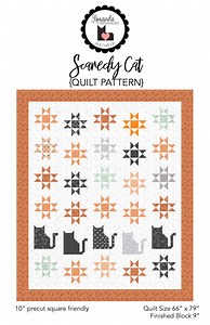 Scaredy Cat Quilt Pattern PDF With Bonus GHOST Pattern - Etsy