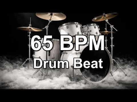 65 BPM Rock Drum Beat for Musical Practice