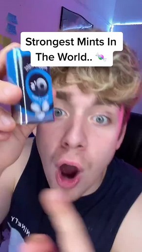 Trying the STRONGEST mints EVER to be MADE!! 😵 #candy | strongest mint in the world