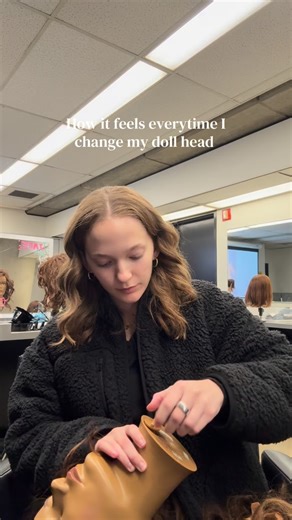 MACY | CA HAIRSTYLIST on Instagram: "She’s bald! #cosmetology #cosmetologyschool #cosmetologystudent #pivotpoint"