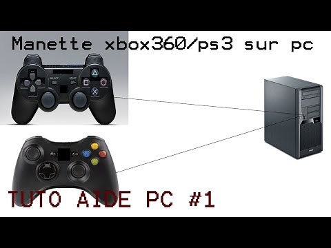 TUTO PC#1 Brancher/configurer sa manette xbox360/ps3 sur pc+test minecraft Windows XP/Vista/7/8/8.1