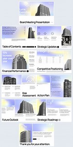 Digital Board Meeting Presentation Example