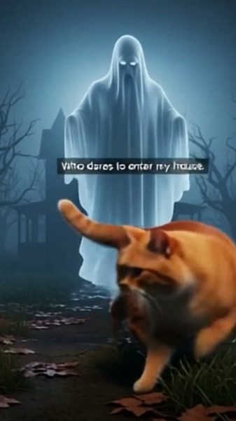 Ghost & Cat 🐱 | 3D Cinematic Short Story | Emotional Horror Animation.