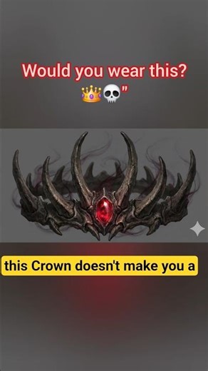 Would you wear the Cursed Crown? 👑💀 #Shorts #DarkFantasy #trending #ytshorts #viral #shortsfeed