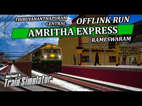 🔴LIVE || PART -2 || 16343 AMRITHA EXPRESS IN MSTS LOCO PILOT DUTY IN INDIAN TRAIN SIMULATOR | #msts