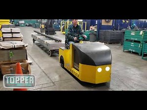 Topper Industrial Custom Front Steer Trailer Cart - Material Handling Cart