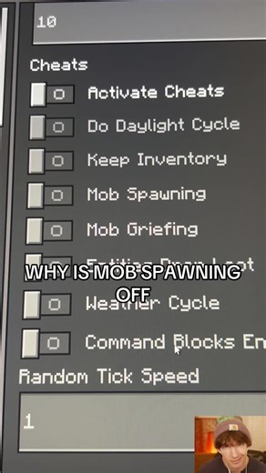 DO I TURN CHEATS ON #realms #bedrock #bug #minecraft