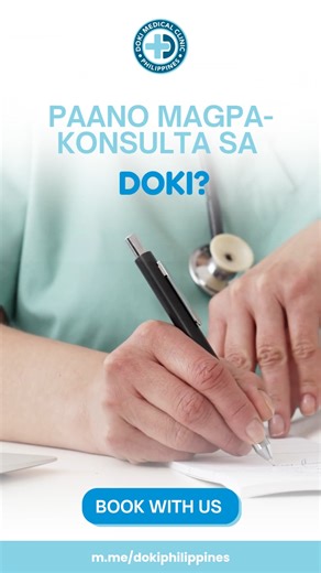 4 comments | Madali lang magpa-konsulta with DOKi Philippines! Sundin ang aming 3 simple steps at handa ka nang makausap ang aming mga doctor online.  ✨ Para sa iyo at sa buong pamilya…mabilis, maaasahan, at abot-kaya.  Simulan na ang iyong consultation ngayon! #mgaDoktorOnline #DOKiPhilippines #OnlineConsultation #ParaSaBuoPamilya #ConsultWithDoki | DOKi Medical Clinic | Facebook