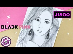 Drawing Blackpink Jisoo - Pencil sketch Tutorial for beginners | How to draw Blackpink Jisoo