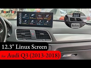 How to Install /Upgrade Radio for AUDI Q3 with Carplay Android Auto 2013 2014 2015 2016 2017 2018