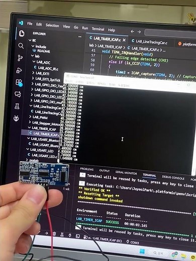 [EC 25-2] LAB Input Capture - Ultra Sonic