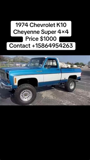 Chassis: CKY144F478606 87k Miles Shown, TMU Replacement 350ci V8 Edelbrock Carburetor Edelbrock Intake Manifold #chevytrucks #k10 #4x4trucks #chevrolet #viraltiktok