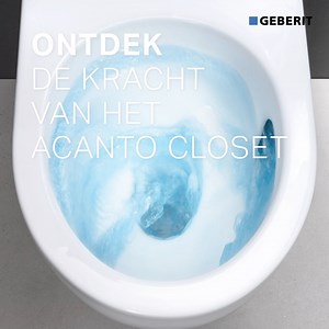 Het nieuwe Geberit Acanto closet heeft Easy Fast Fix. Met deze innovatieve bevestigingstechniek wordt installeren een peulenschil. Ook dat is de kracht van het Acanto closet. https://bit.ly/4acT6jq | Geberit