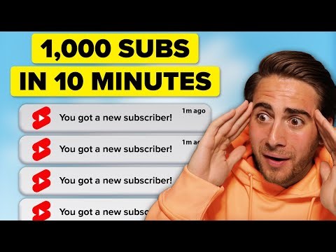How To Get 1,000 Subscribers on YouTube in 24 Hours OR FASTER (Get MORE Subscribers)