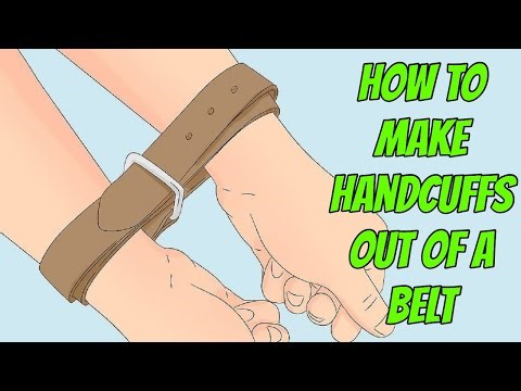 How to Make Handcuffs Out of a Belt: Double Cuff Handcuffs