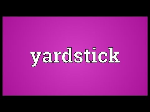 Yardstick Meaning