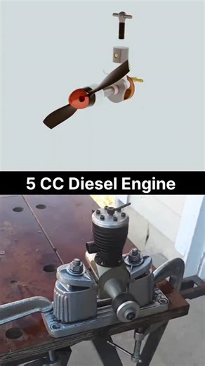 Mechanical Design | 5 cc diesel engine #engine #engineering #dieselengines #technology | Instagram