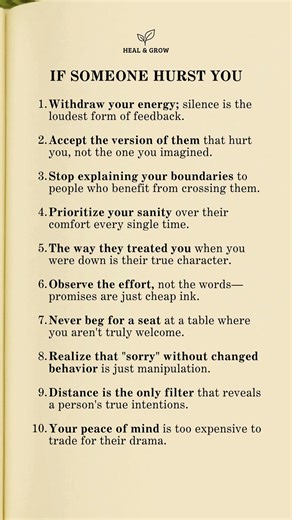 IF SOMEONE HURST YOU #healandgrow #psychology #quotes #shorts