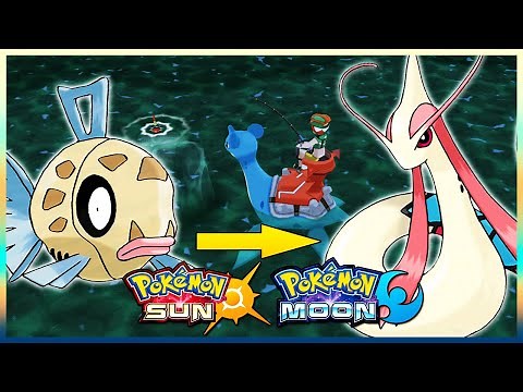 Pokemon Sun & Moon - How To Get Feebas & Evolve Into Milotic
