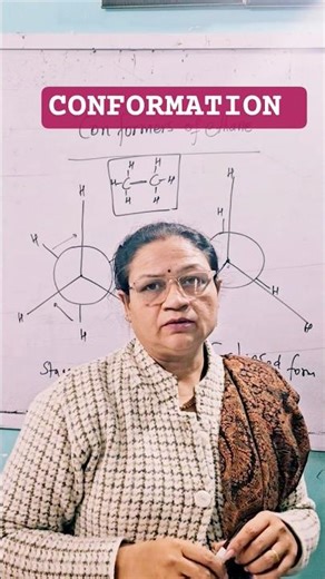 Conformation – Different Spatial Arrangements of Molecules#shorts #viral #education #exam #yt