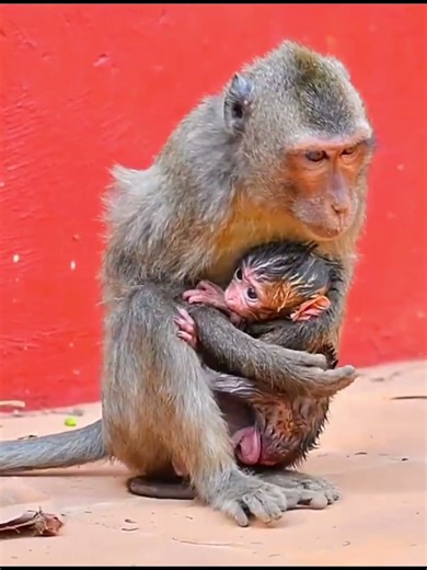 Tiny baby monkey moments #babymonkeys #wildlifeentertainment #animallife #babyprimates