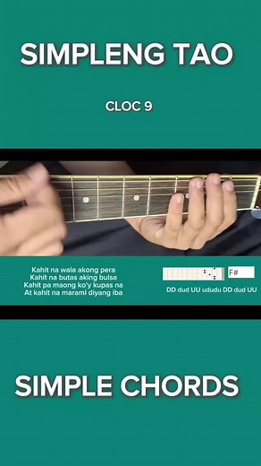 Simpleng Tao | Simple Chords Guitar Tutorial