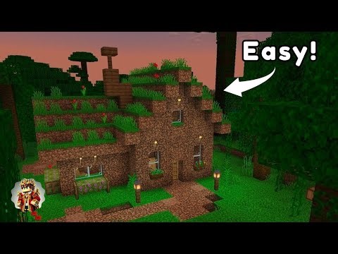 ⛏️How to Build Dirt House Build Tutorial in Minecraft [Easy Build 🏠]