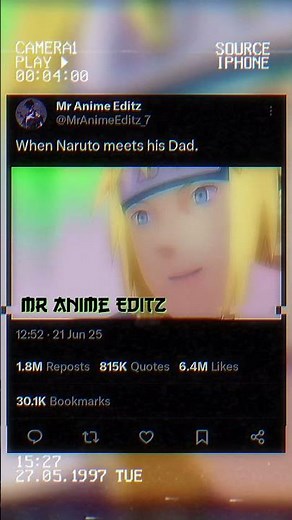 When Naruto meets his Dad.🔥