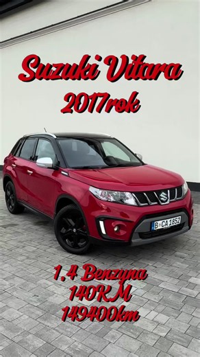 Suzuki Vitara 1.4T 140KM 149000 km — gotowe do rejestracji