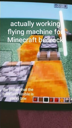 Working flying machine for bedrock