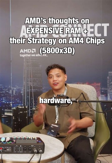 Interview with AMD's Senior Product Marketing Manager, Don Woligroski, at Computex 2026. Thoughts on Expensive RAM and what AMD's strategy with bringing back their AM4 chips, specifically the 5800x3D. #AMD #Computex2026 #CPU #AM4 #5800x3D