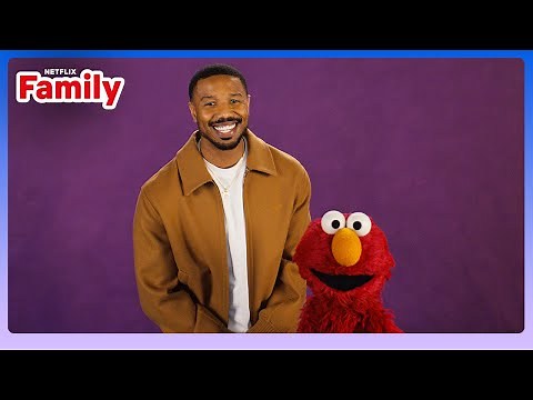 Michael B. Jordan Asks Elmo Questions | Netflix Family