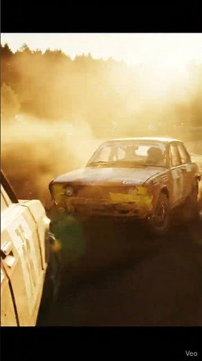 🏁 Epic Vintage Car Race – Realistic 1970s Film Scene | Cinematic Drift on Dirt Track (4K)