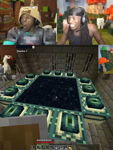 ISHOWSPEED and KAI CENAT Play Minecraft Hardcore Adventure