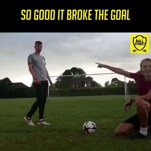 Literally a net-busting strike. 💥 | Ball Street