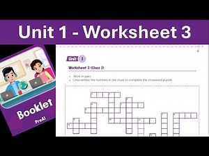 Booklet PreA1 7th Grade Unit 1 Worksheet 3 page 7