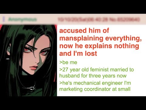 Feminist Tells Husband Stop Mansplaining, He Stops Explaining Anything At All