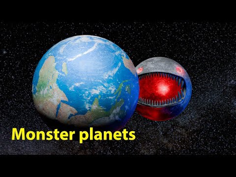 Monster Planets -1 Size Comparison 🌍👹 | From Tiny World to Cosmic Titan
