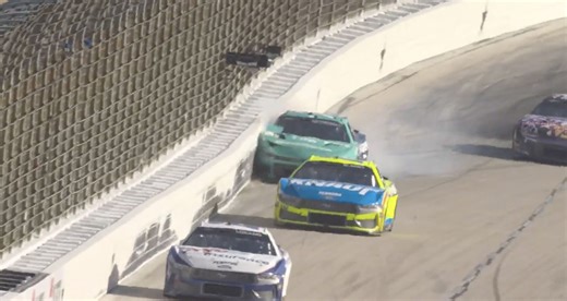 Michael McDowell crashes late as Texas victory slips away